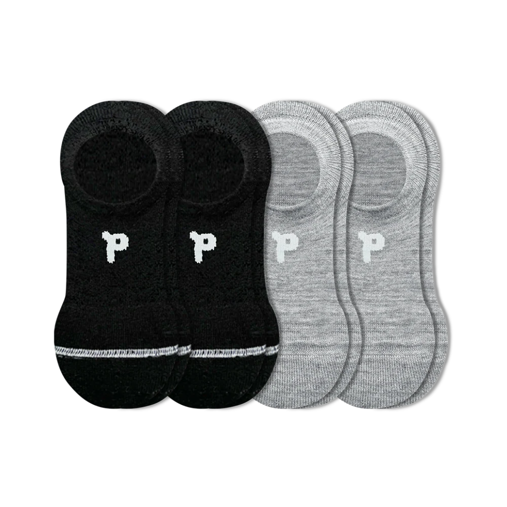 4 Pack - Women's No Show Socks