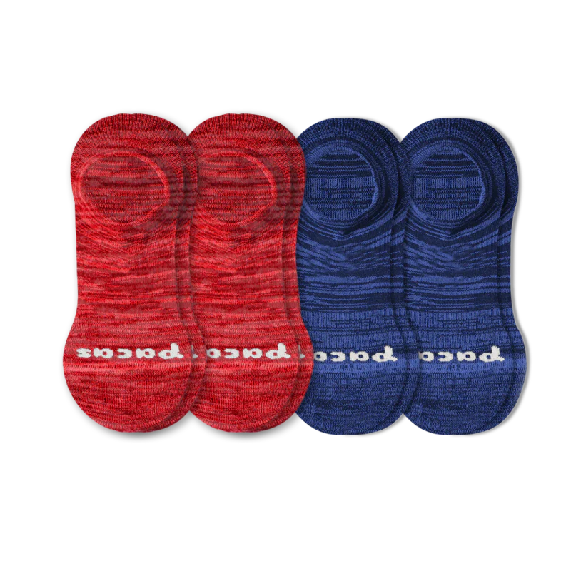 4 Pack - Women's No Show Socks
