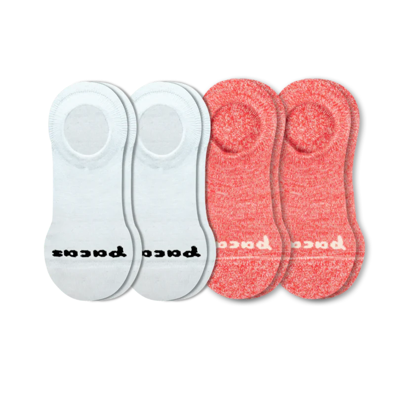 4 Pack - Women's No Show Socks