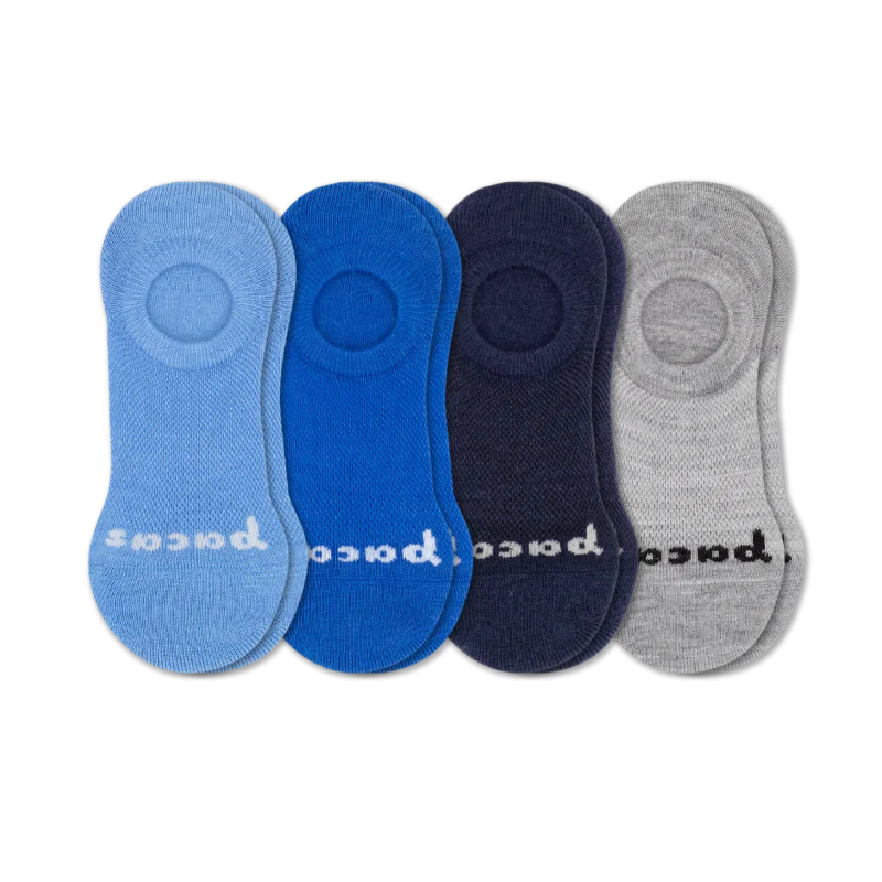 4 Pack - Women's No Show Socks