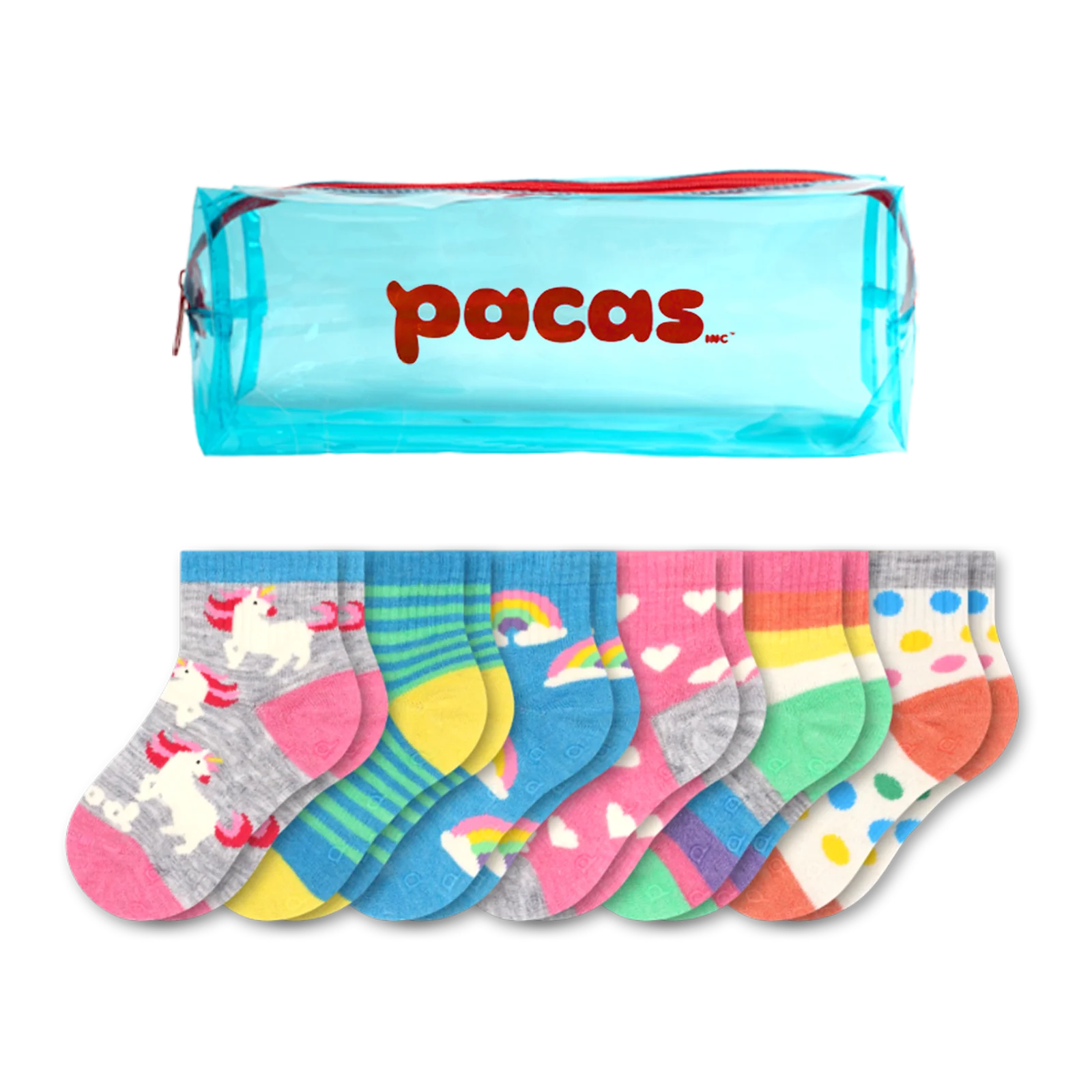 6 Pack - Toddler Pacas Gripper Socks 29 6 Pack - Toddler Pacas Gripper Socks