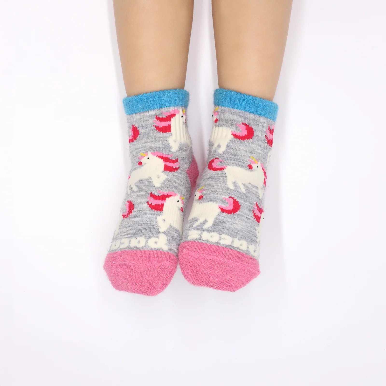 6 Pack - Toddler Pacas Gripper Socks 42 6 Pack - Toddler Pacas Gripper Socks