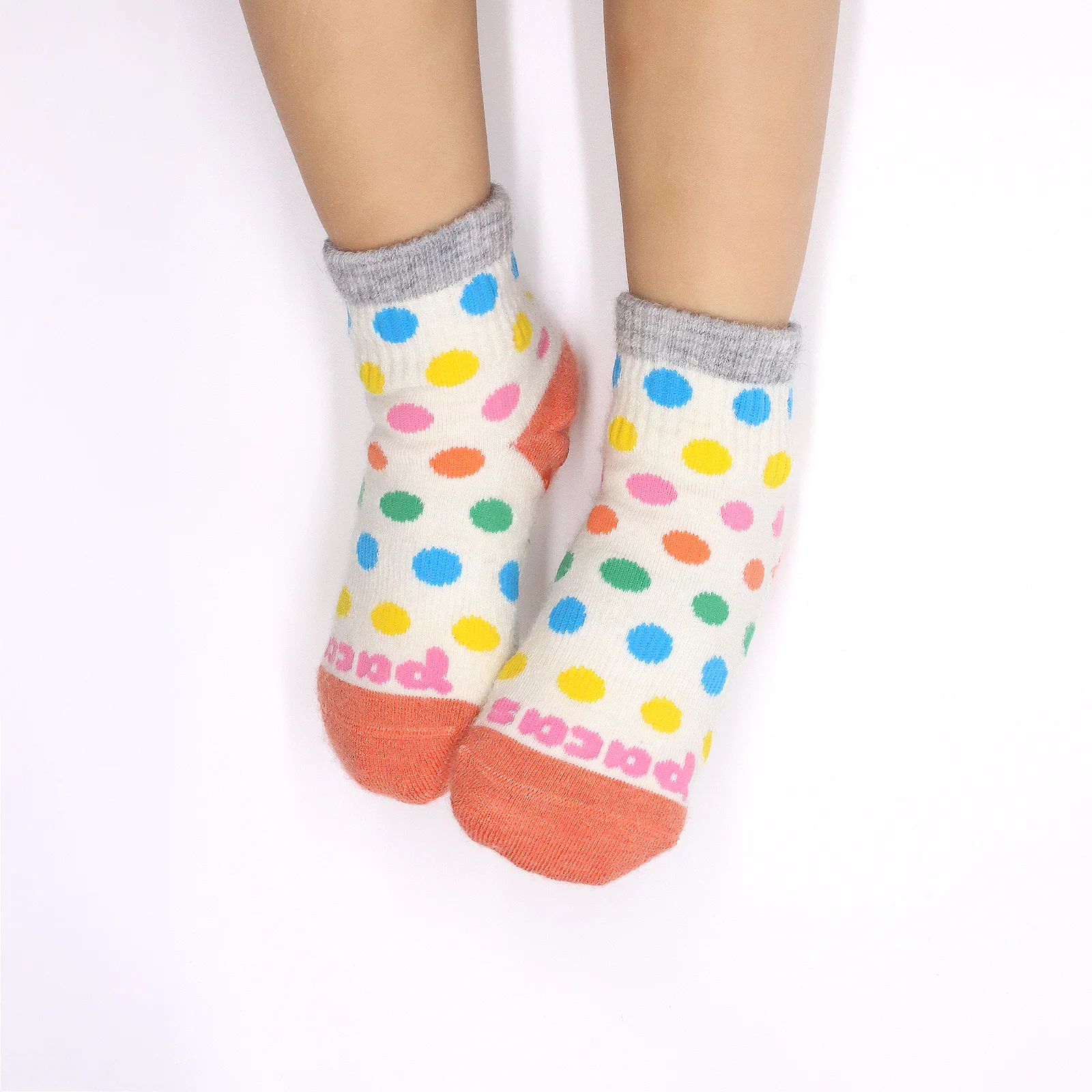 6 Pack - Toddler Pacas Gripper Socks 44 6 Pack - Toddler Pacas Gripper Socks
