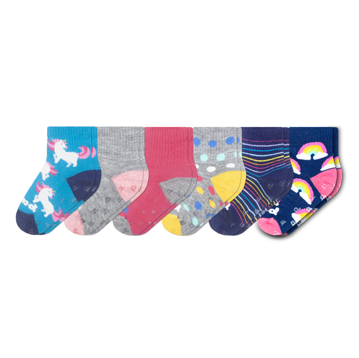 6 Pack - Toddler Pacas Gripper Socks 5 6 Pack - Toddler Pacas Gripper Socks