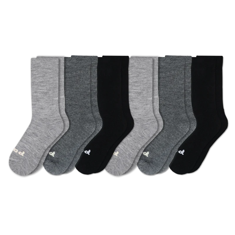 6 Pack - Women's Crew Pacas Socks 10 6 Pack - Women's Crew Pacas Socks
