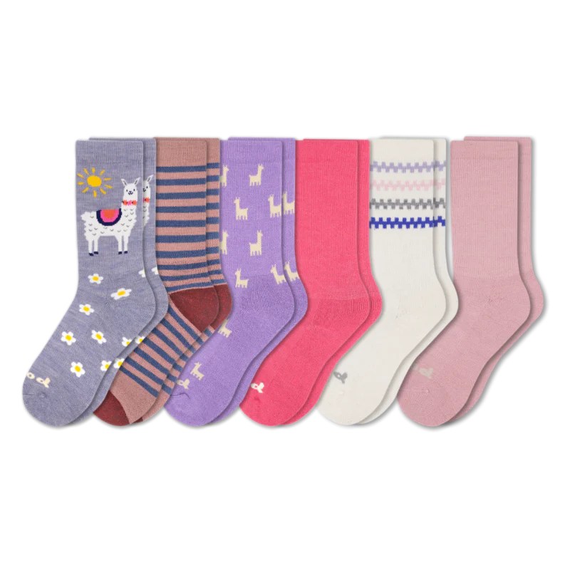 6 Pack - Women's Crew Pacas Socks 131 6 Pack - Women's Crew Pacas Socks