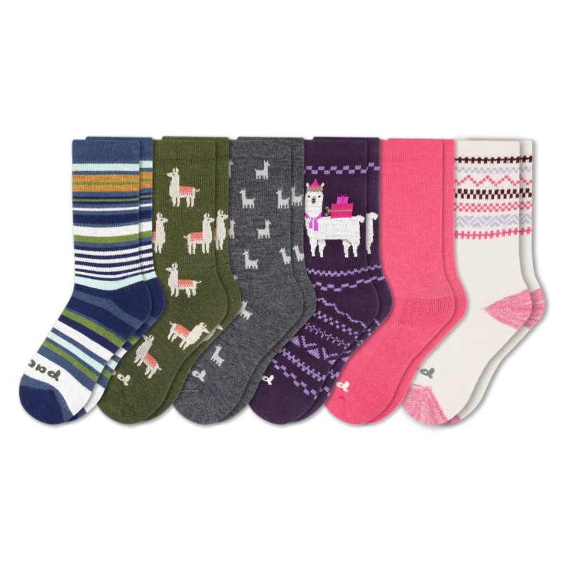 6 Pack - Women's Crew Pacas Socks 146 6 Pack - Women's Crew Pacas Socks