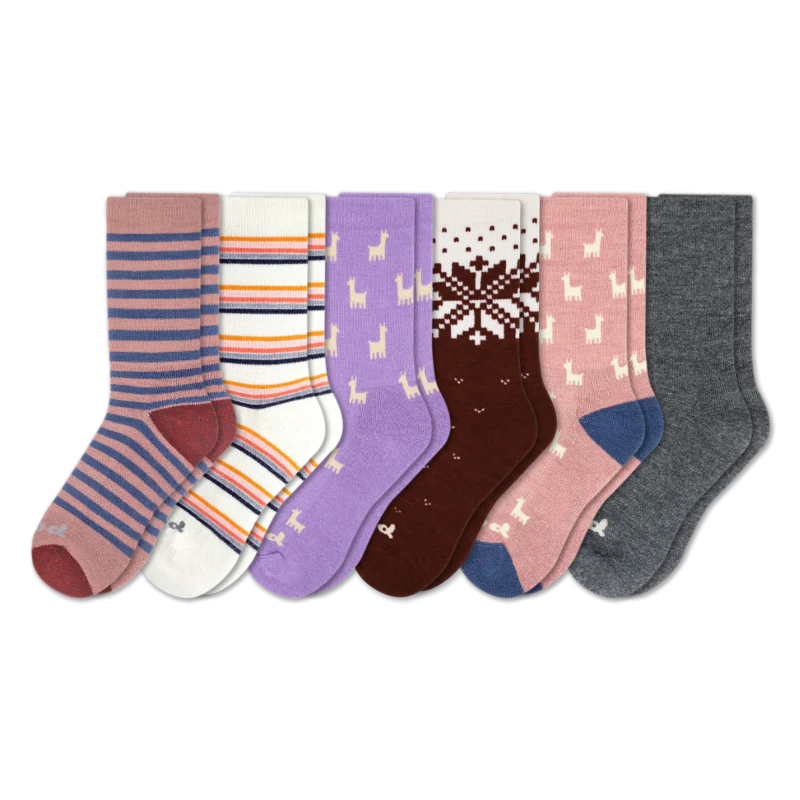 6 Pack - Women's Crew Pacas Socks 164 6 Pack - Women's Crew Pacas Socks