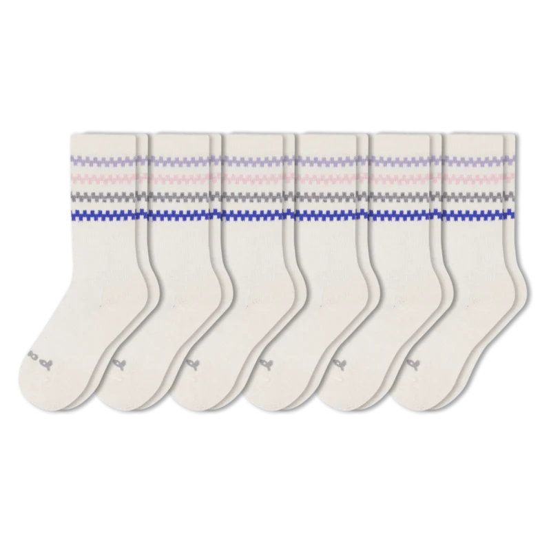 6 Pack - Women's Crew Pacas Socks 169 6 Pack - Women's Crew Pacas Socks