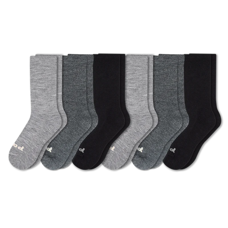 6 Pack - Women's Crew Pacas Socks 17 6 Pack - Women's Crew Pacas Socks