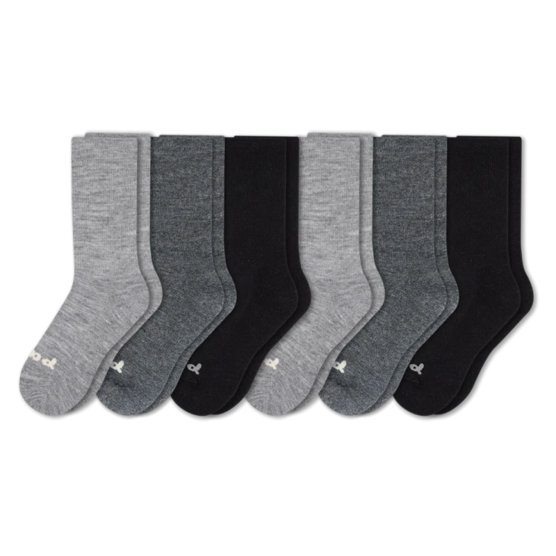 6 Pack - Women's Crew Pacas Socks 221 6 Pack - Women's Crew Pacas Socks