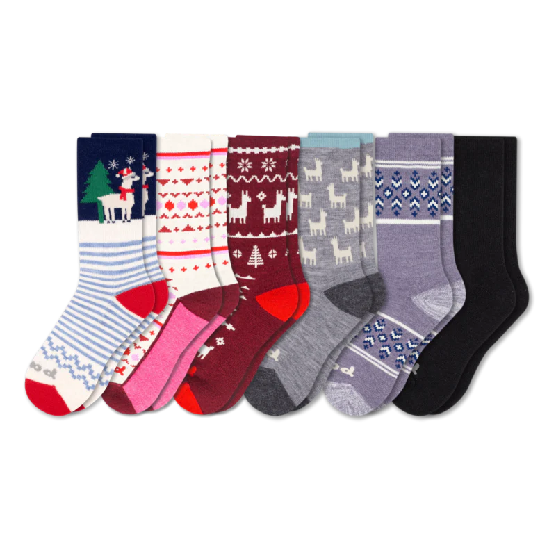 6 Pack - Women's Crew Pacas Socks 223 6 Pack - Women's Crew Pacas Socks