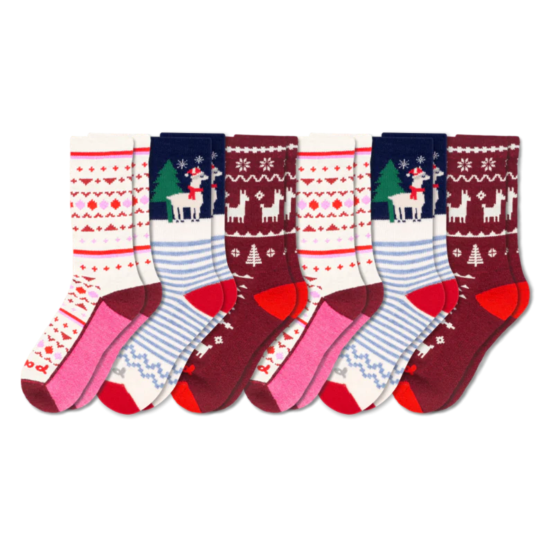 6 Pack - Women's Crew Pacas Socks 224 6 Pack - Women's Crew Pacas Socks
