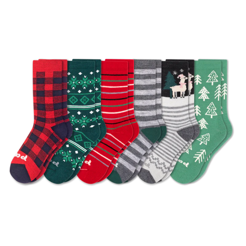 6 Pack - Women's Crew Pacas Socks 29 6 Pack - Women's Crew Pacas Socks