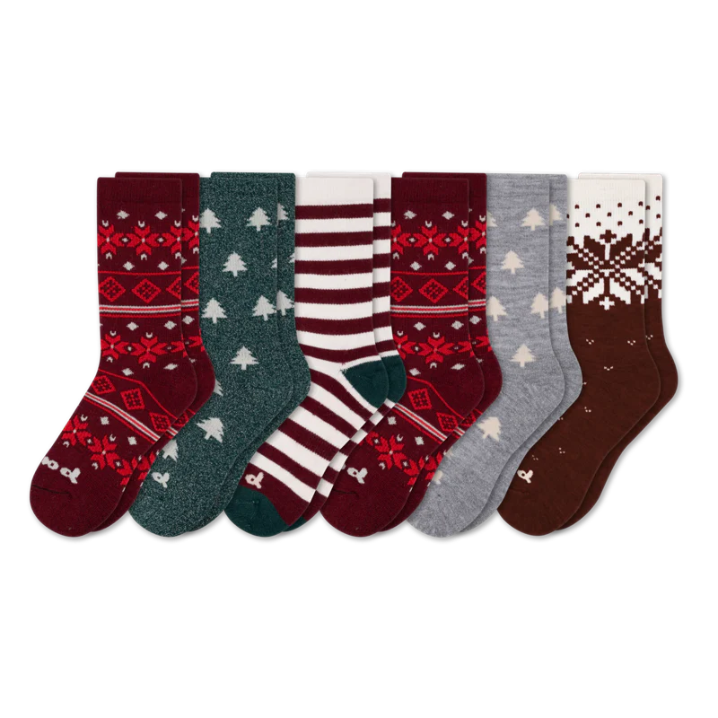 6 Pack - Women's Crew Pacas Socks 32 6 Pack - Women's Crew Pacas Socks