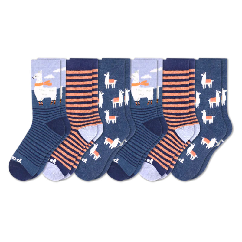 6 Pack - Women's Crew Pacas Socks 43 6 Pack - Women's Crew Pacas Socks