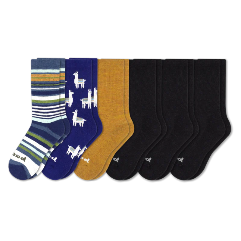 6 Pack - Women's Crew Pacas Socks 47 6 Pack - Women's Crew Pacas Socks
