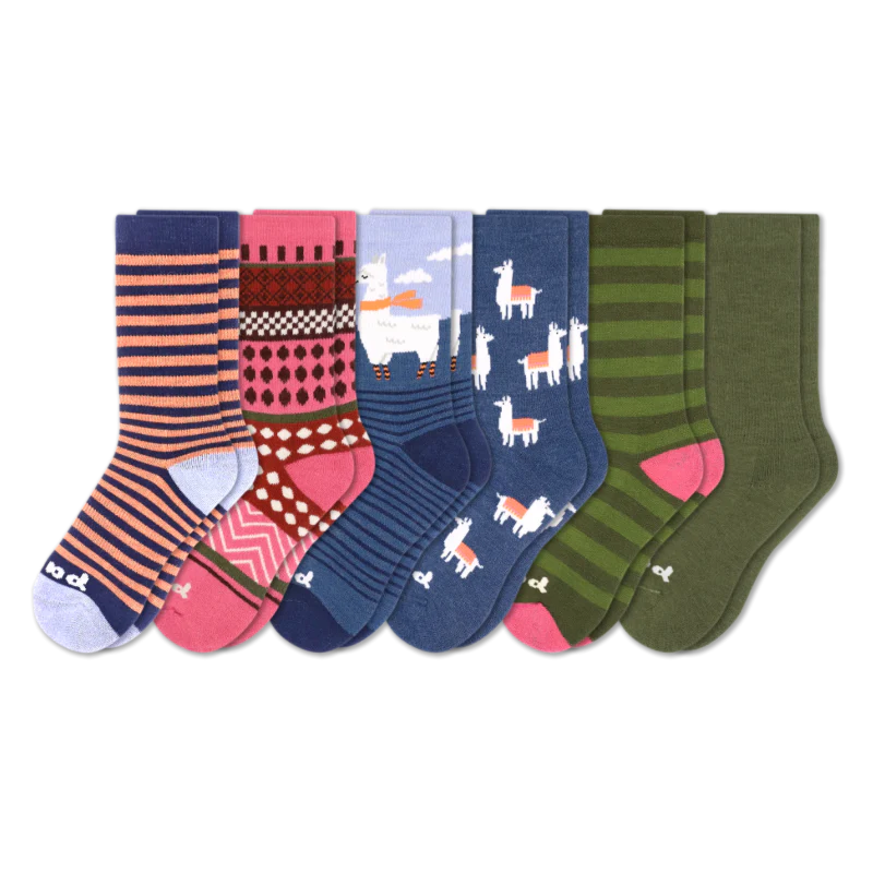 6 Pack - Women's Crew Pacas Socks 59 6 Pack - Women's Crew Pacas Socks