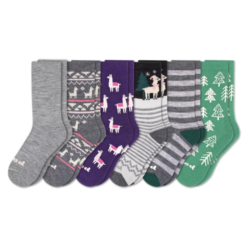 6 Pack - Women's Crew Pacas Socks 69 6 Pack - Women's Crew Pacas Socks