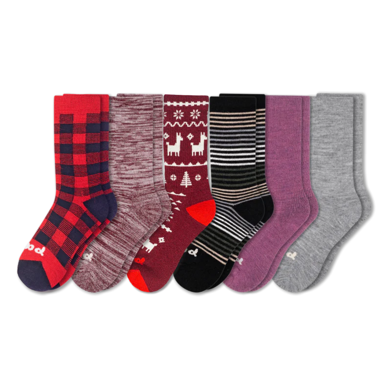 6 Pack - Women's Crew Pacas Socks 98 6 Pack - Women's Crew Pacas Socks