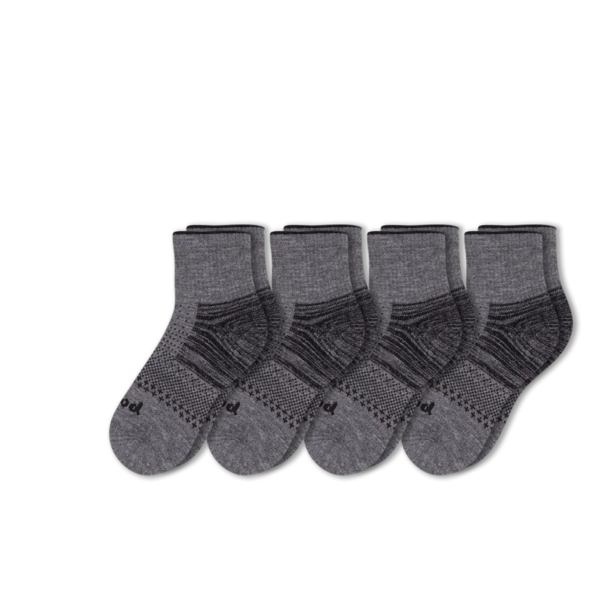 4 Pack - Men's Hiking Quarter Pacas Socks