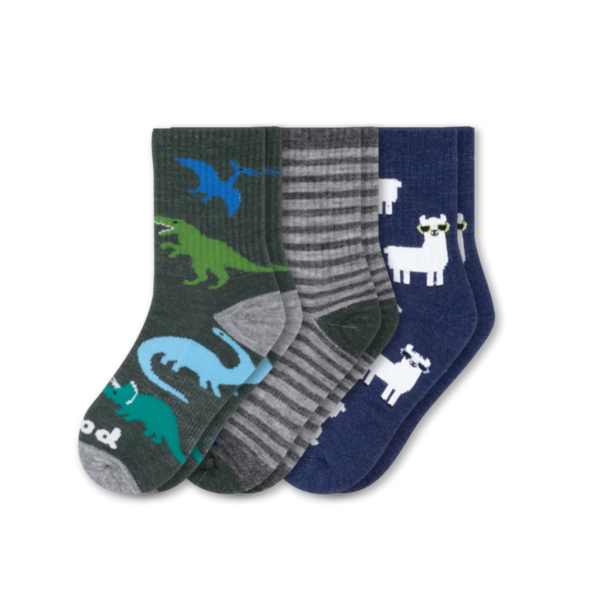 3 Pack - Kids' Crew Pacas Socks 10 3 Pack - Kids' Crew Pacas Socks