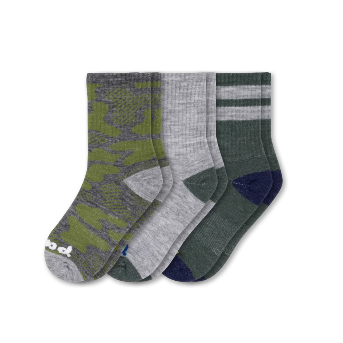 3 Pack - Kids' Crew Pacas Socks 11 3 Pack - Kids' Crew Pacas Socks