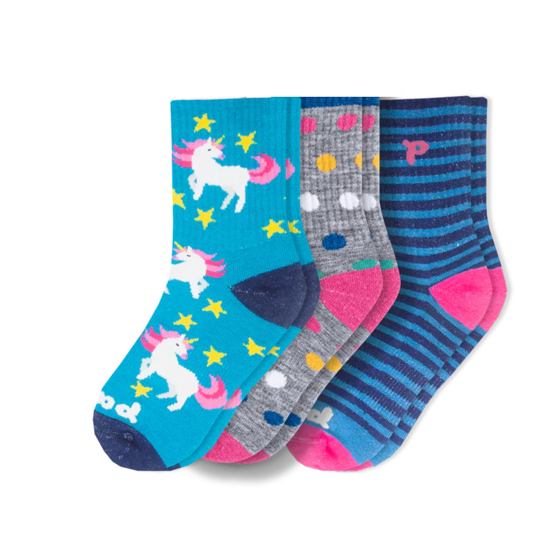 3 Pack - Kids' Crew Pacas Socks 13 3 Pack - Kids' Crew Pacas Socks