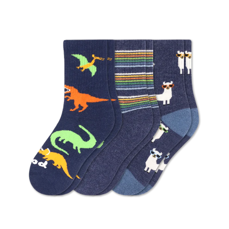 3 Pack - Kids' Crew Pacas Socks 16 3 Pack - Kids' Crew Pacas Socks