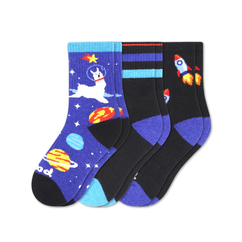 3 Pack - Kids' Crew Pacas Socks 18 3 Pack - Kids' Crew Pacas Socks