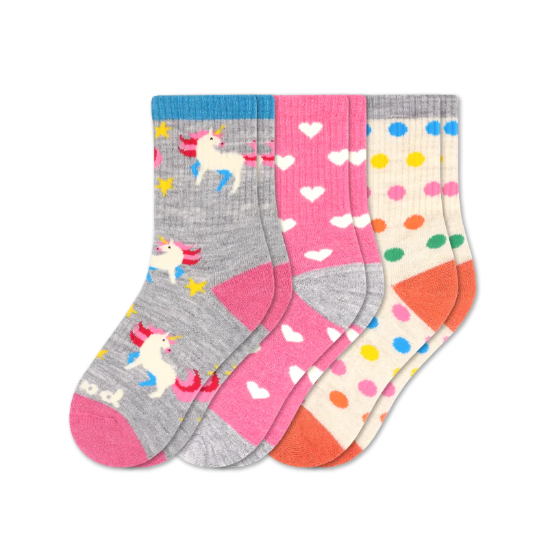 3 Pack - Kids' Crew Pacas Socks 24 3 Pack - Kids' Crew Pacas Socks