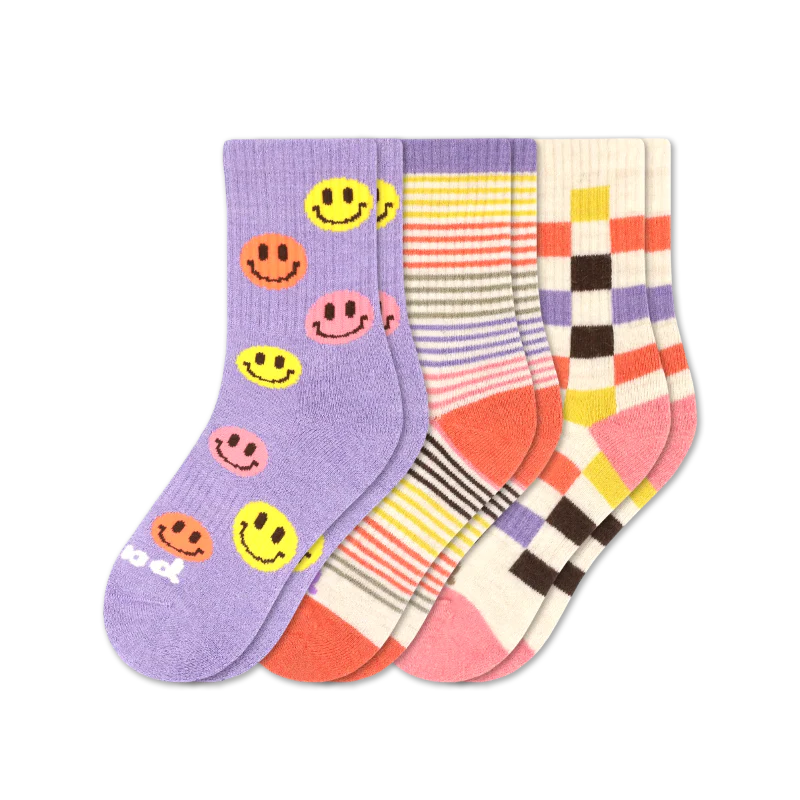 3 Pack - Kids' Crew Pacas Socks 26 3 Pack - Kids' Crew Pacas Socks