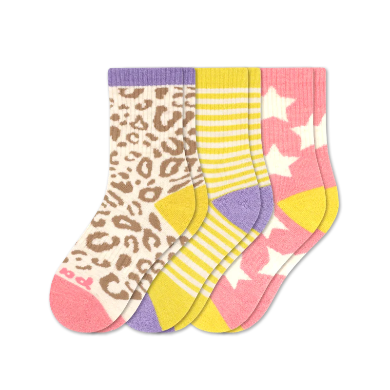 3 Pack - Kids' Crew Pacas Socks 27 3 Pack - Kids' Crew Pacas Socks
