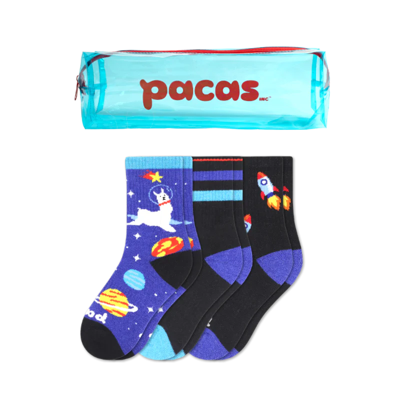 3 Pack - Kids' Crew Pacas Socks 31 3 Pack - Kids' Crew Pacas Socks