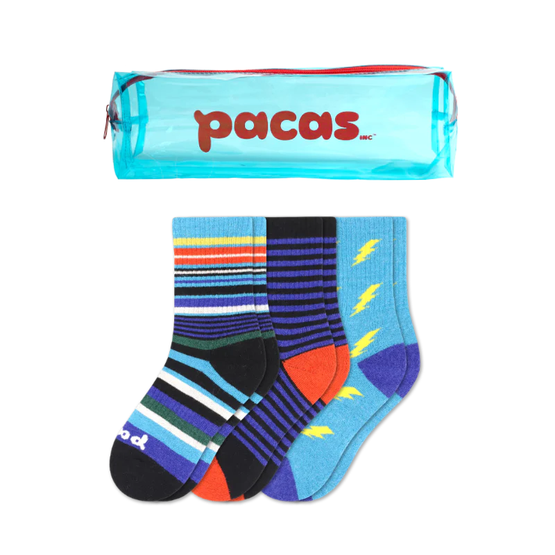 3 Pack - Kids' Crew Pacas Socks 32 3 Pack - Kids' Crew Pacas Socks
