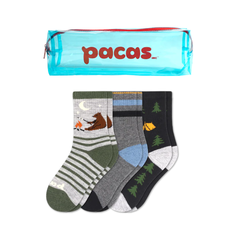 3 Pack - Kids' Crew Pacas Socks 33 3 Pack - Kids' Crew Pacas Socks
