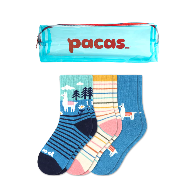 3 Pack - Kids' Crew Pacas Socks 35 3 Pack - Kids' Crew Pacas Socks