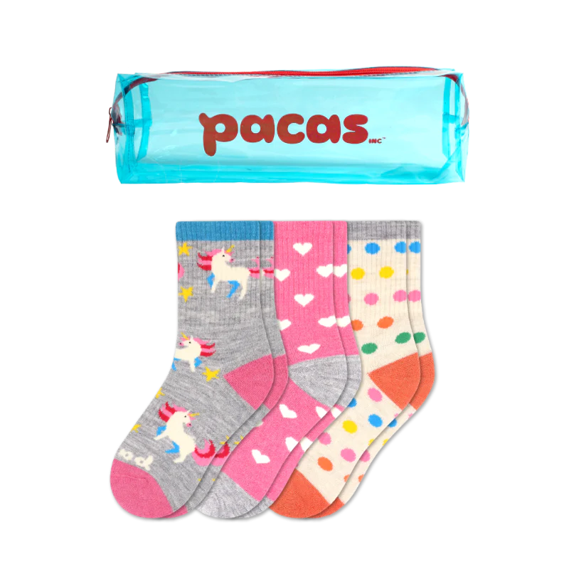 3 Pack - Kids' Crew Pacas Socks 37 3 Pack - Kids' Crew Pacas Socks