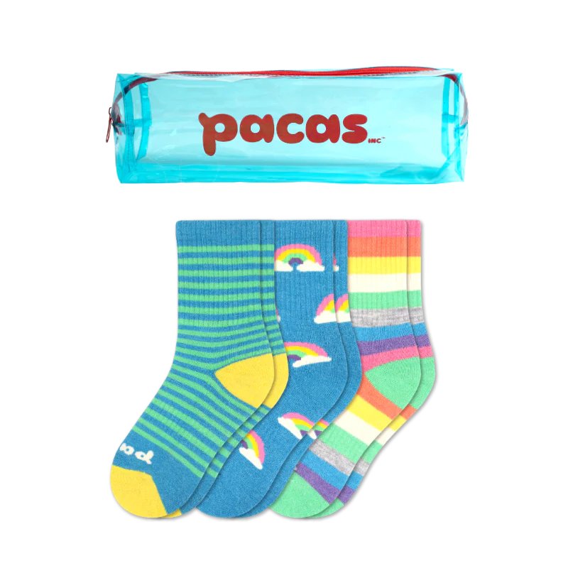 3 Pack - Kids' Crew Pacas Socks 38 3 Pack - Kids' Crew Pacas Socks