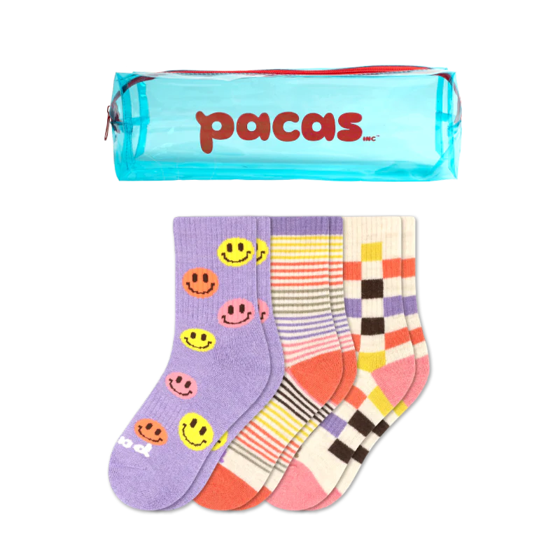 3 Pack - Kids' Crew Pacas Socks 39 3 Pack - Kids' Crew Pacas Socks