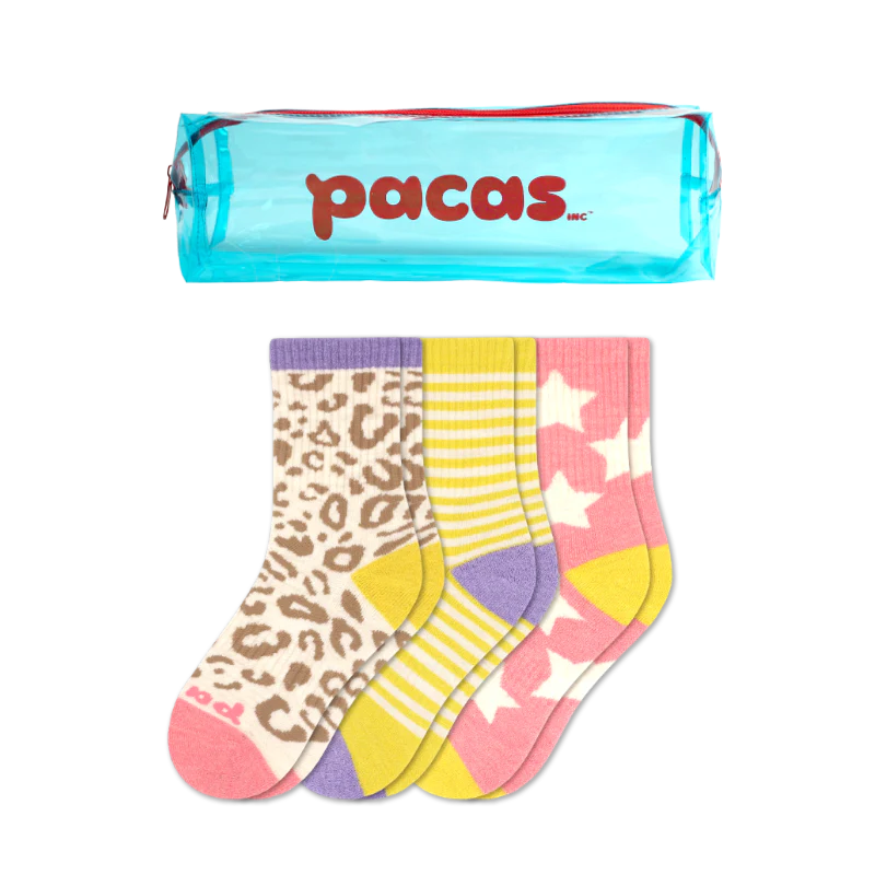 3 Pack - Kids' Crew Pacas Socks 40 3 Pack - Kids' Crew Pacas Socks