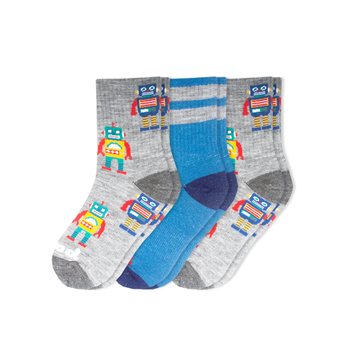 3 Pack - Kids' Crew Pacas Socks 7 3 Pack - Kids' Crew Pacas Socks