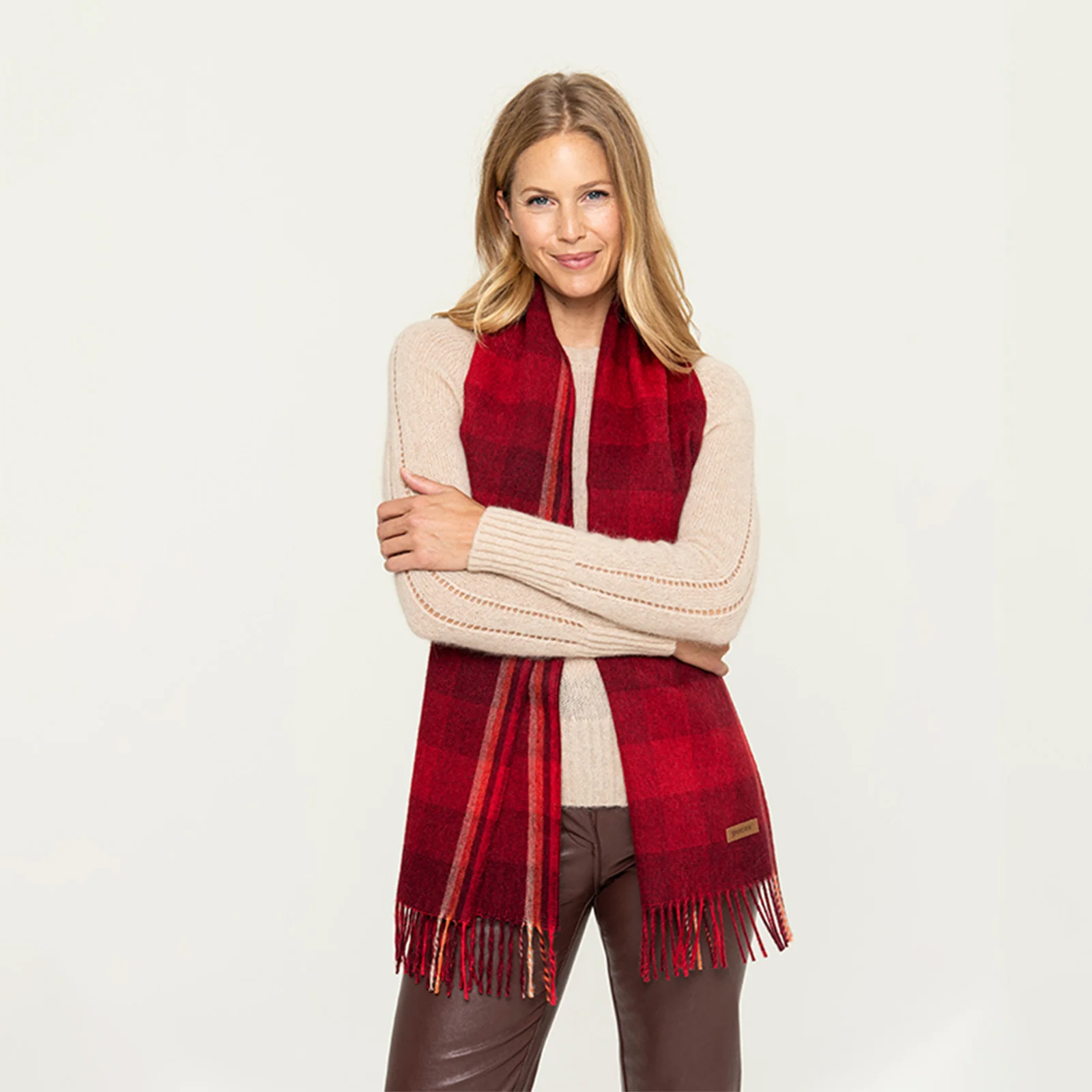 Women's Plaid Scarf
