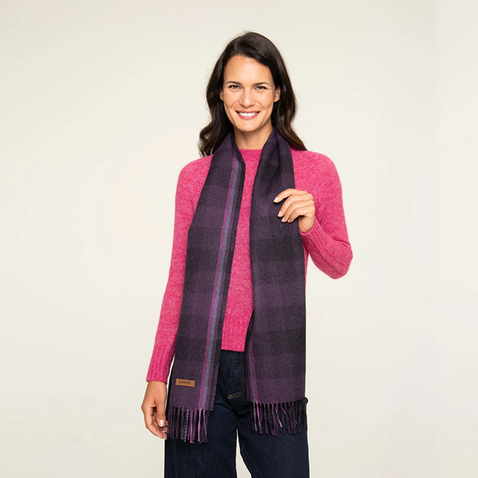 Women's Plaid Scarf