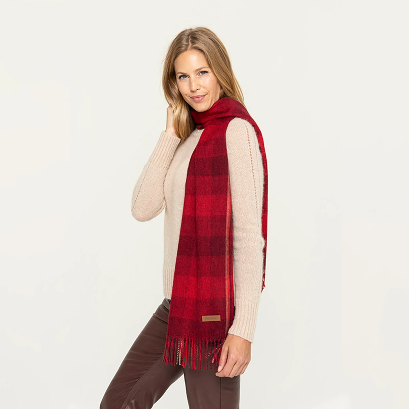 Women's Plaid Scarf