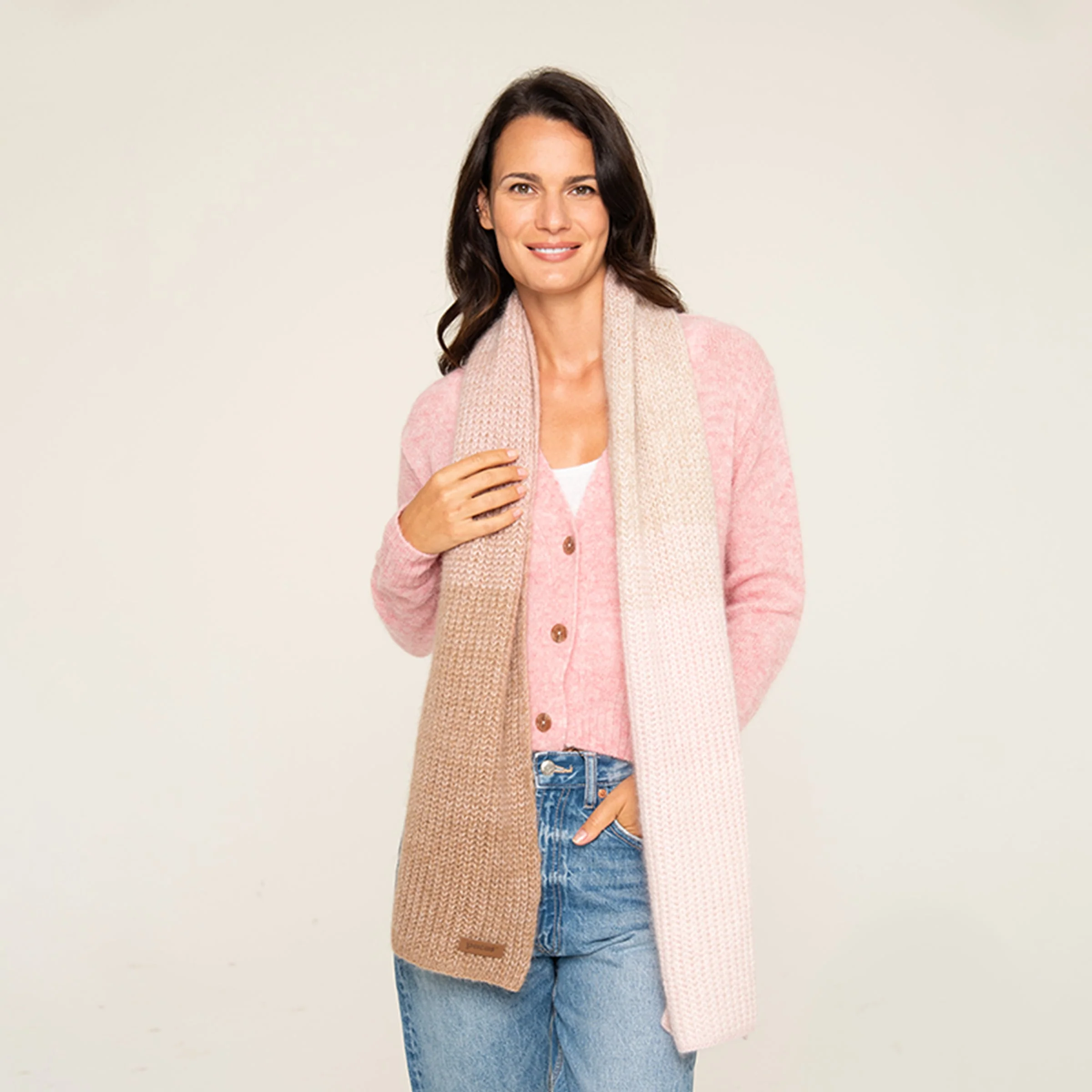 Women's Color Block Scarf 3 Women's Color Block Scarf