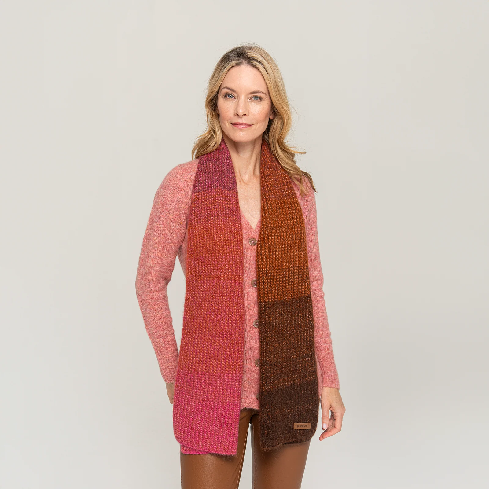 Women's Color Block Scarf 6 Women's Color Block Scarf