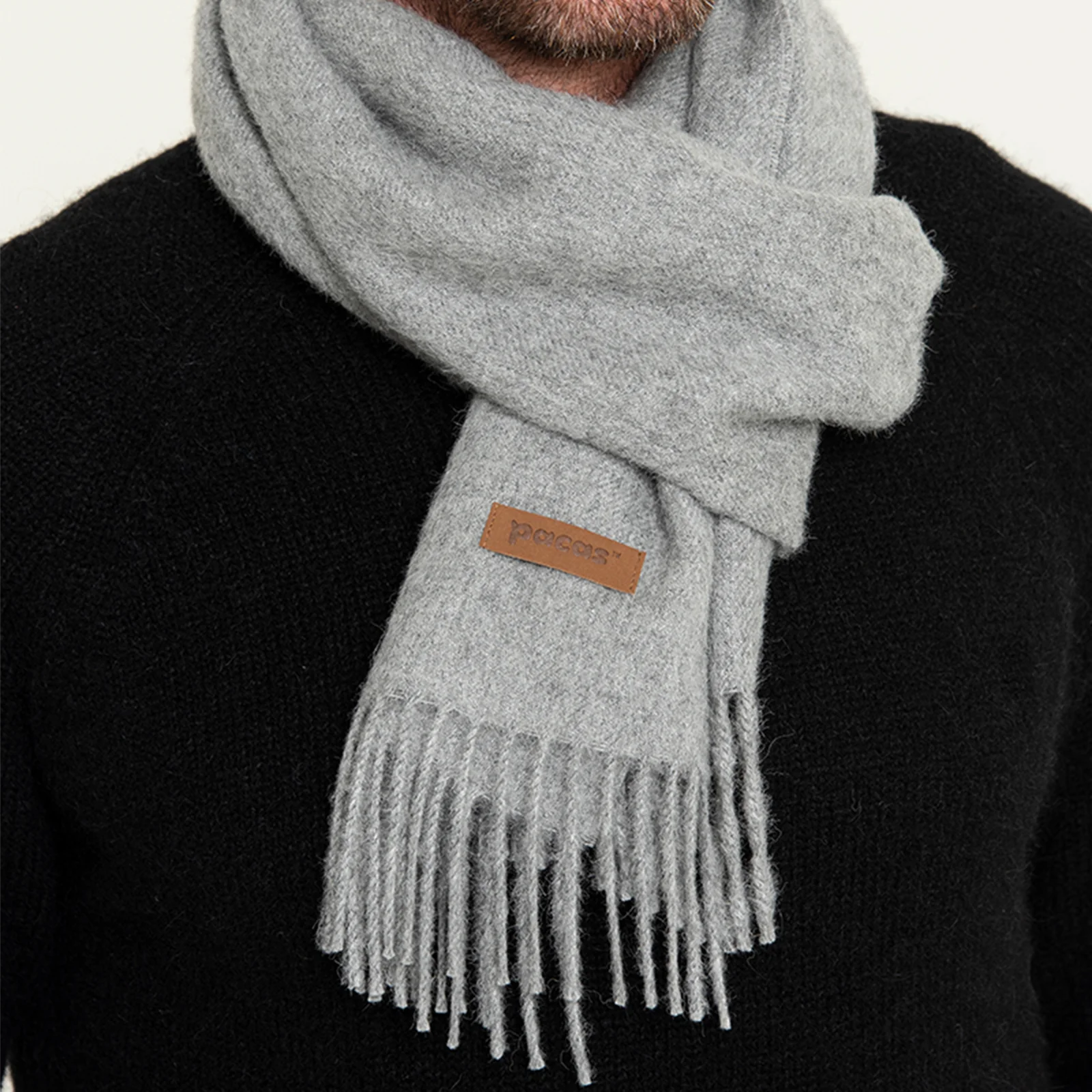 Men's Solid Scarf