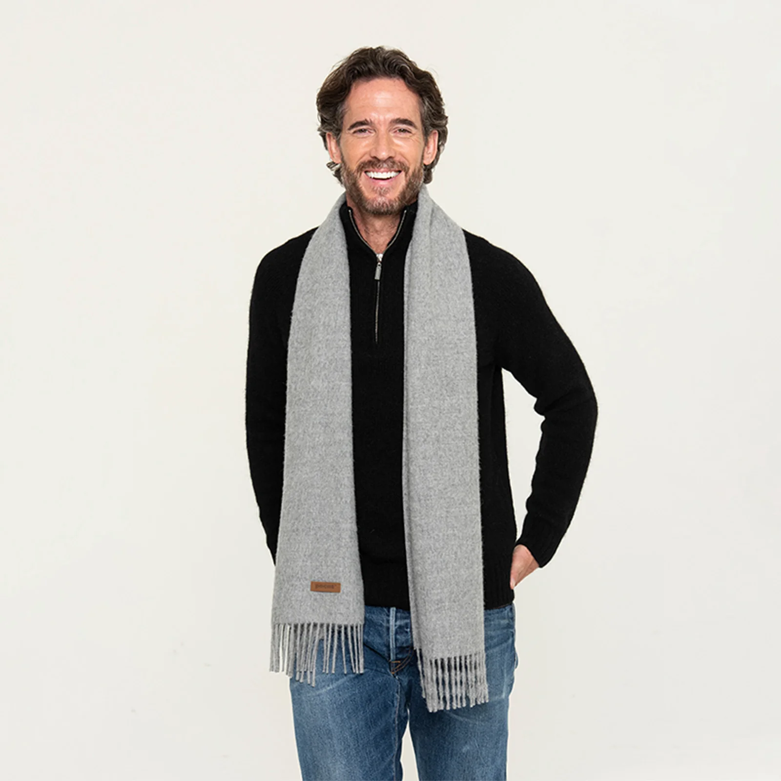 Men's Solid Scarf