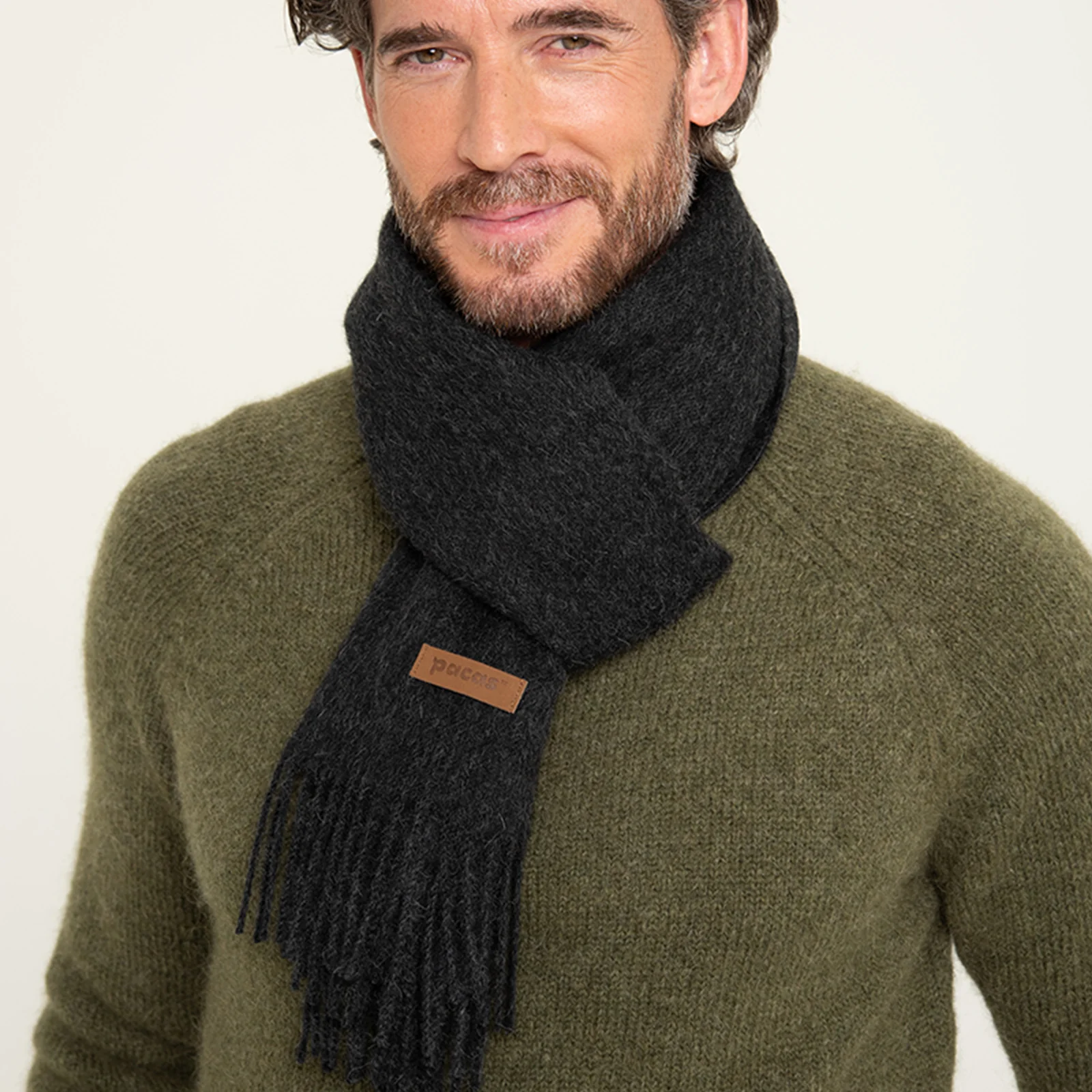 Men's Solid Scarf 3 Men's Solid Scarf
